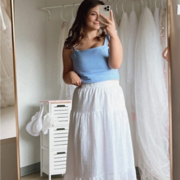 Tie up Bow Crop Top - Picture 1 of 3